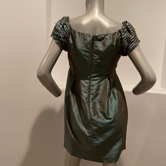 Twelve Couture  Rive  Gauche Mini  Dress  2007  Green  Size S - Picture 2 of 13